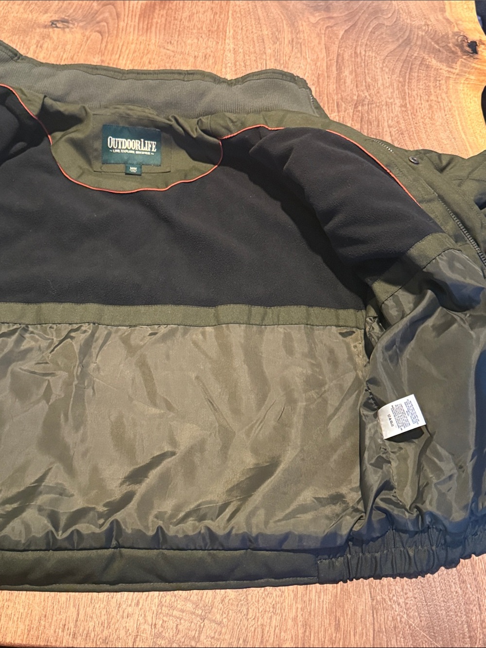 OUTDOOR LIFE Quilted Military Jacket - M - Picture 12 of 12